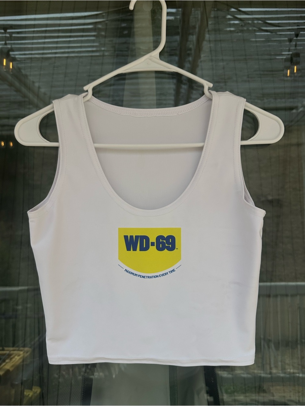 White Crop Top